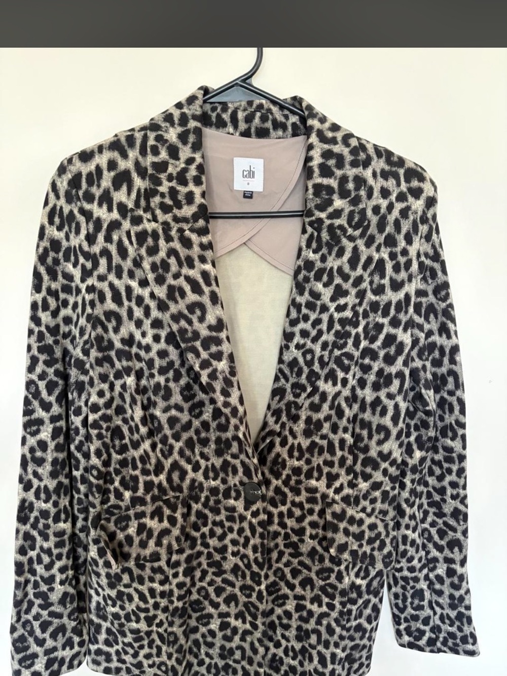 Cabi style Jungle print luxury jacket women's size 8